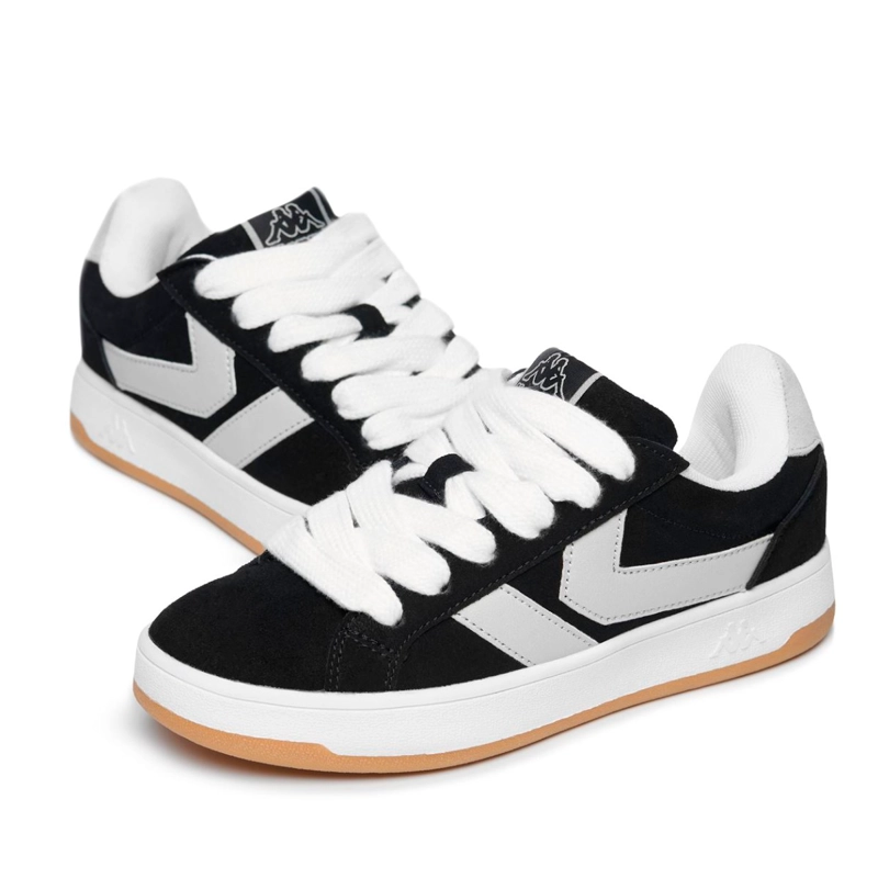 ZAPATILLA LOGO KAPPA MARLON BLACK WHITE - 2