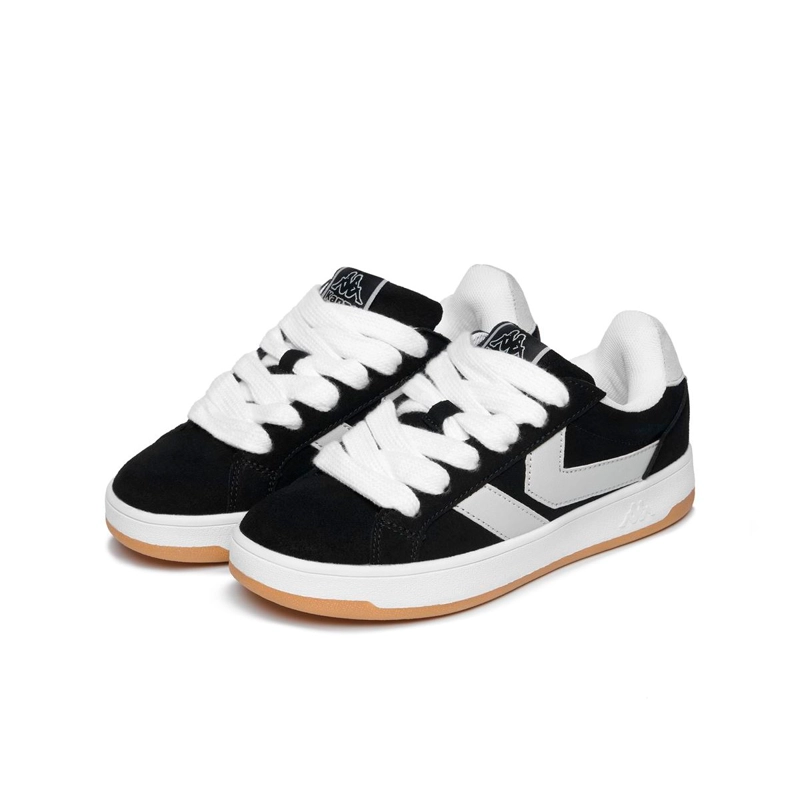 ZAPATILLA LOGO KAPPA MARLON BLACK WHITE - 4