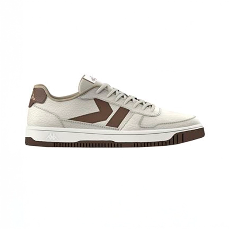 ZAPATILLA LOGO KAPPA KARUSHI WHITE TOFU BROWN COCCOA - 1