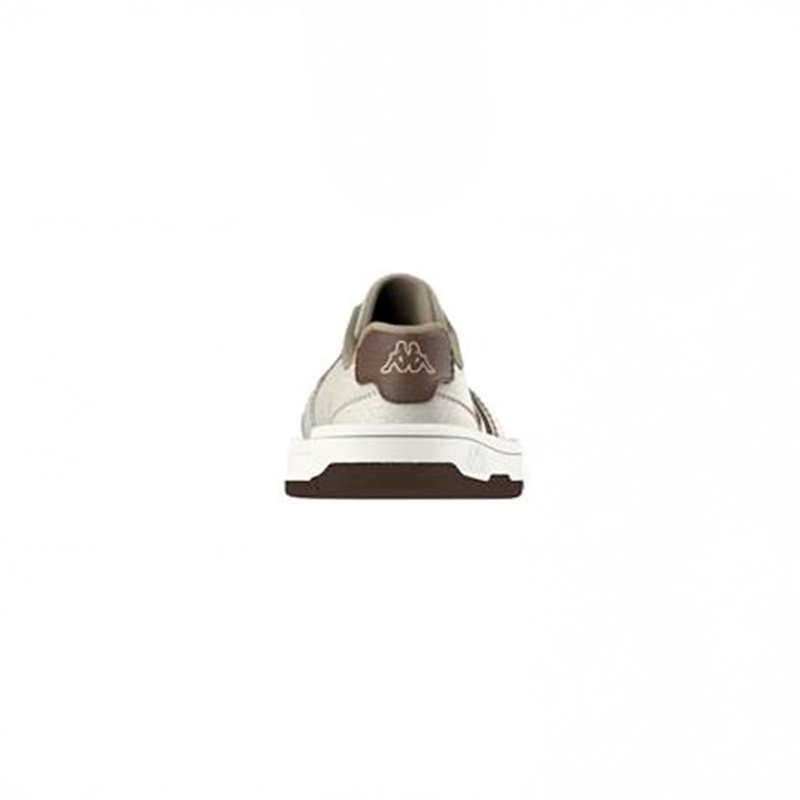 ZAPATILLA LOGO KAPPA KARUSHI WHITE TOFU BROWN COCCOA - 4