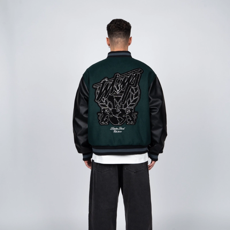 CHAQUETA WHATUP VARSITY GREEN BLACK - 2