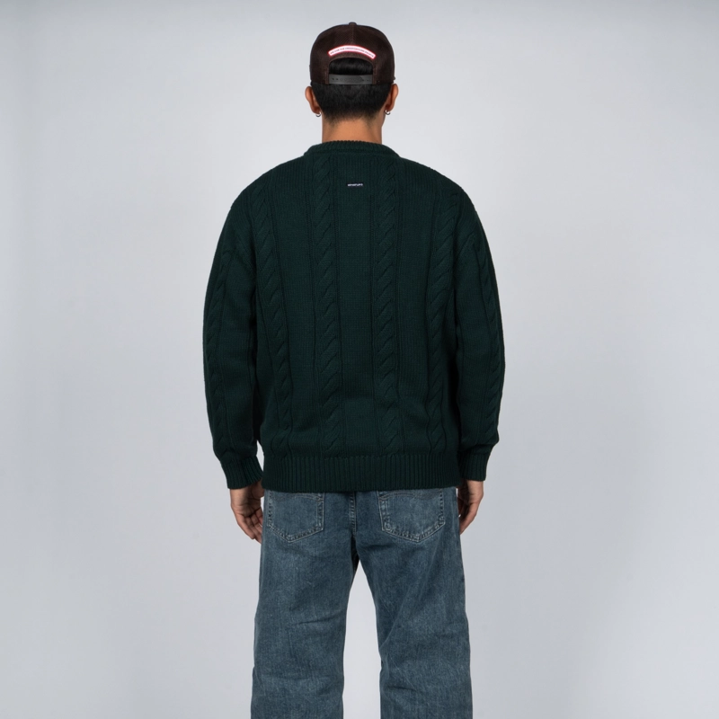 SWEATER WHATUP DARK GREEN - 2