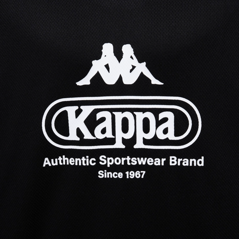 POLERA KAPPA MEN BLACK GREY WHITE - 3