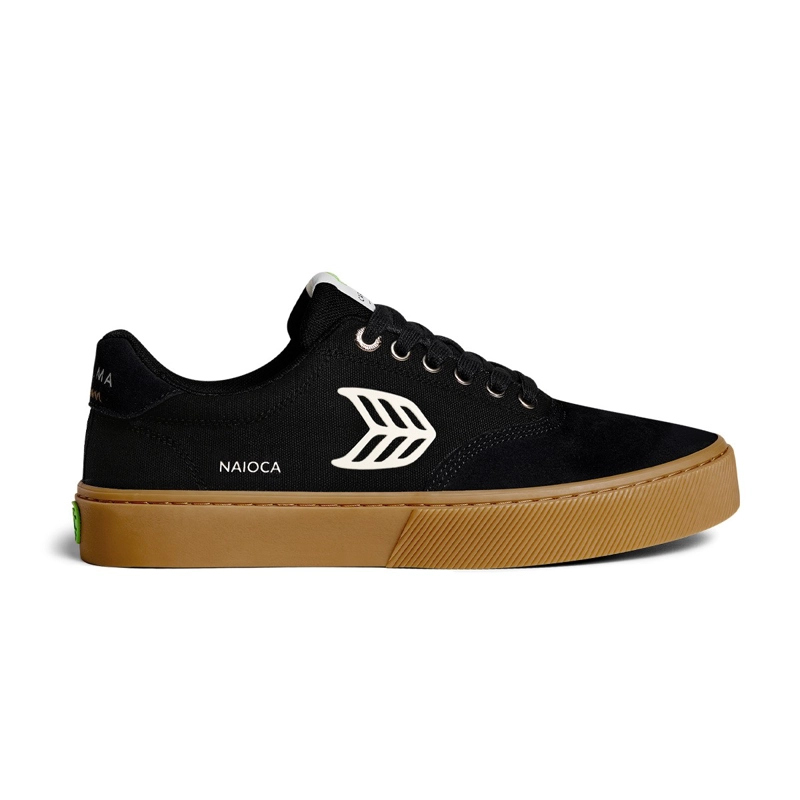 ZAPATILLA CARIUMA MEN NAIOCA PRO SUEDE GUM BLACK IVO - 1