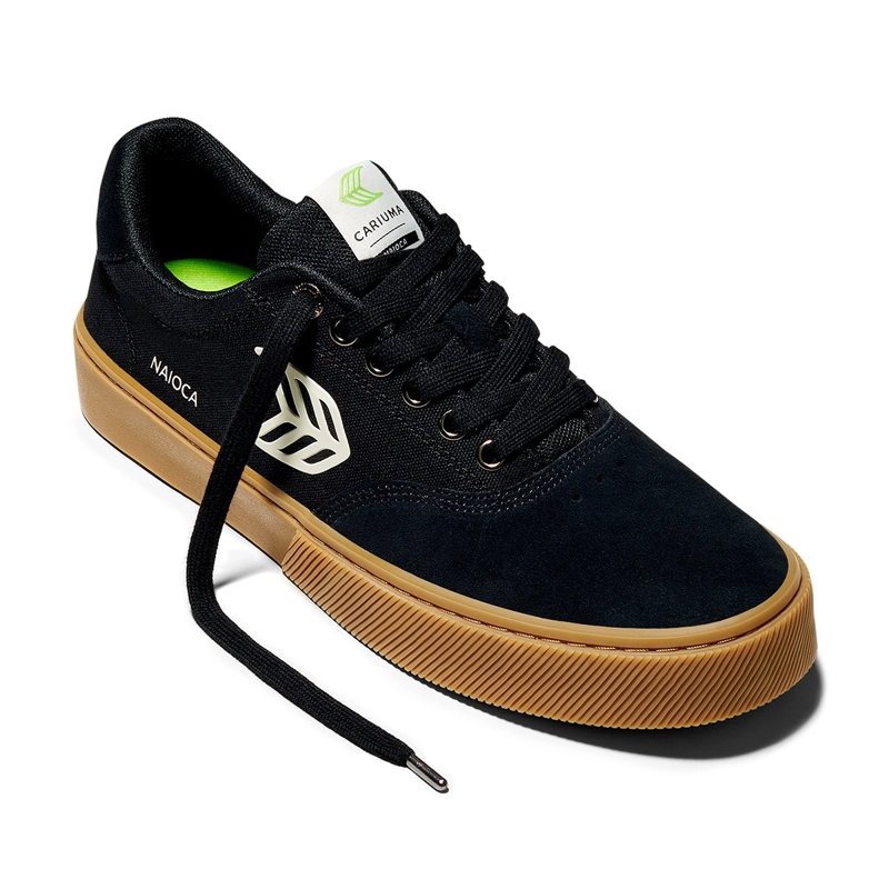 ZAPATILLA CARIUMA MEN NAIOCA PRO SUEDE GUM BLACK IVO - 2