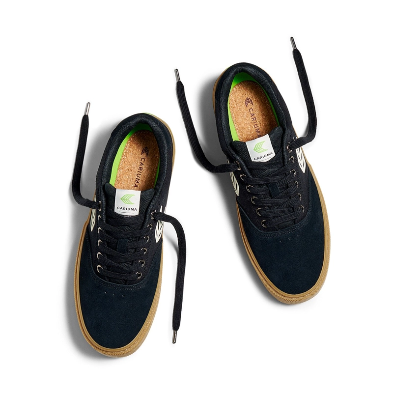 ZAPATILLA CARIUMA MEN NAIOCA PRO SUEDE GUM BLACK IVO - 3