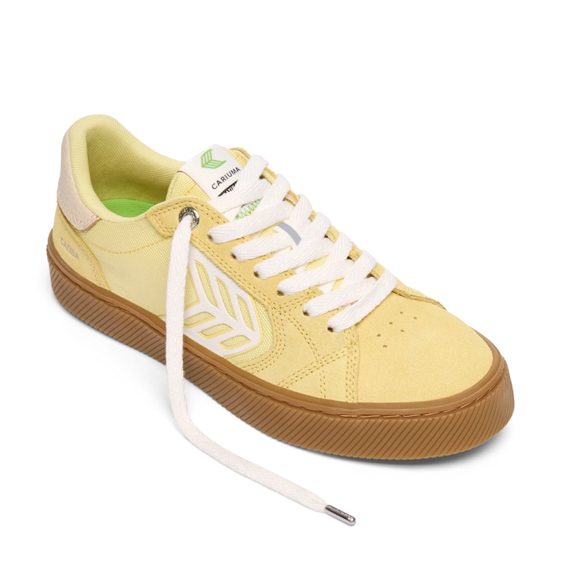 ZAPATILLA CARIUMA WOMEN CATIBA PRO 2.0 SUEDE CITRUS YELLOW - 2