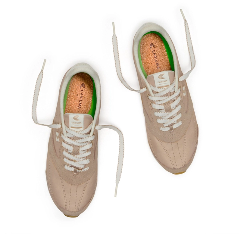 ZAPATILLA CARIUMA WOMEN SUTAI NYLON SUEDE GUM DESERT TAUPE - 3