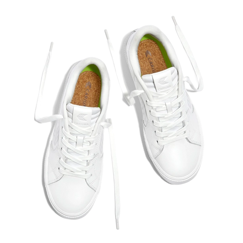 ZAPATILLA CARIUMA UNISEX SALVAS LEATHER WHITE - 3