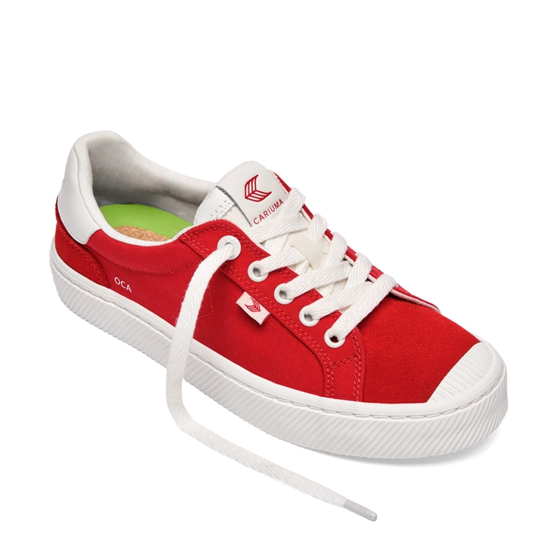 ZAPATILLA CARIUMA UNISEX OCA NYLON SUEDE SCARLET RED - 2