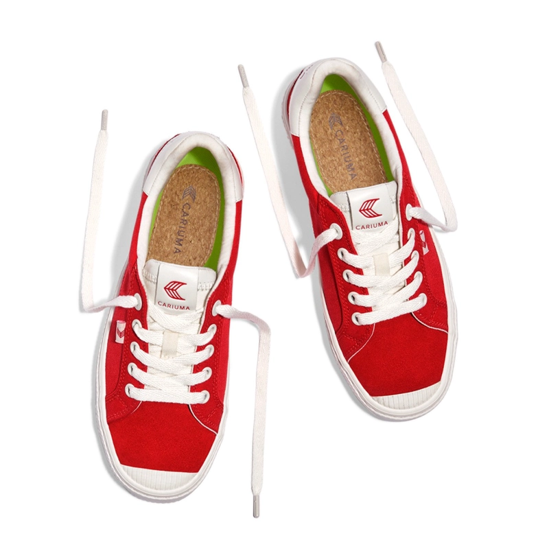 ZAPATILLA CARIUMA UNISEX OCA NYLON SUEDE SCARLET RED - 3
