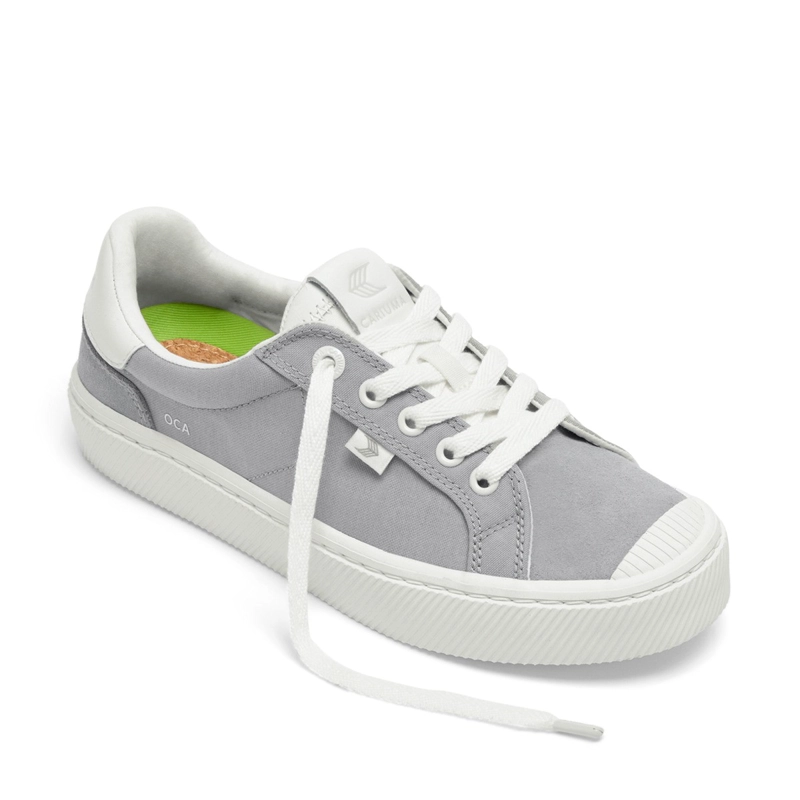 ZAPATILLA CARIUMA UNISEX OCA NYLON SUEDE LIGHT GREY - 2