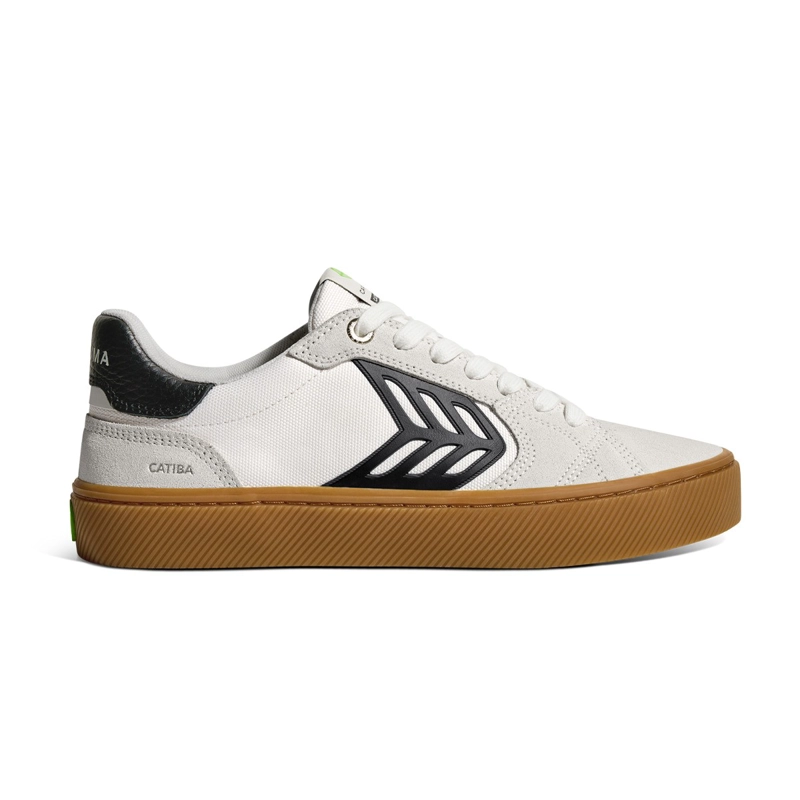ZAPATILLA CARIUMA MEN CATIBA PRO 2.0 SUEDE WHITE BLACK - 1
