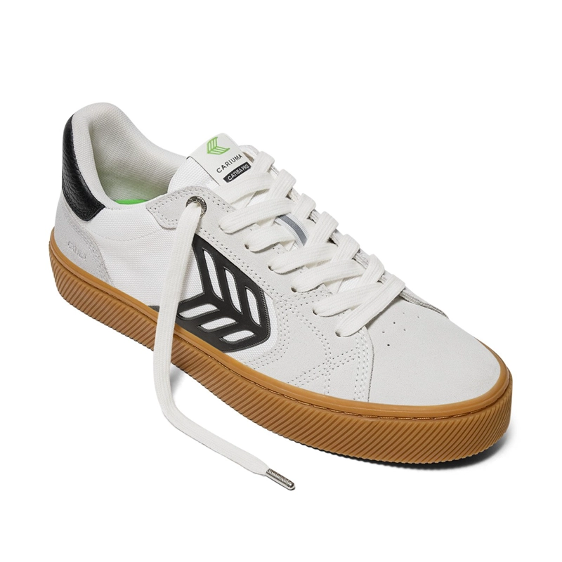 ZAPATILLA CARIUMA MEN CATIBA PRO 2.0 SUEDE WHITE BLACK - 2