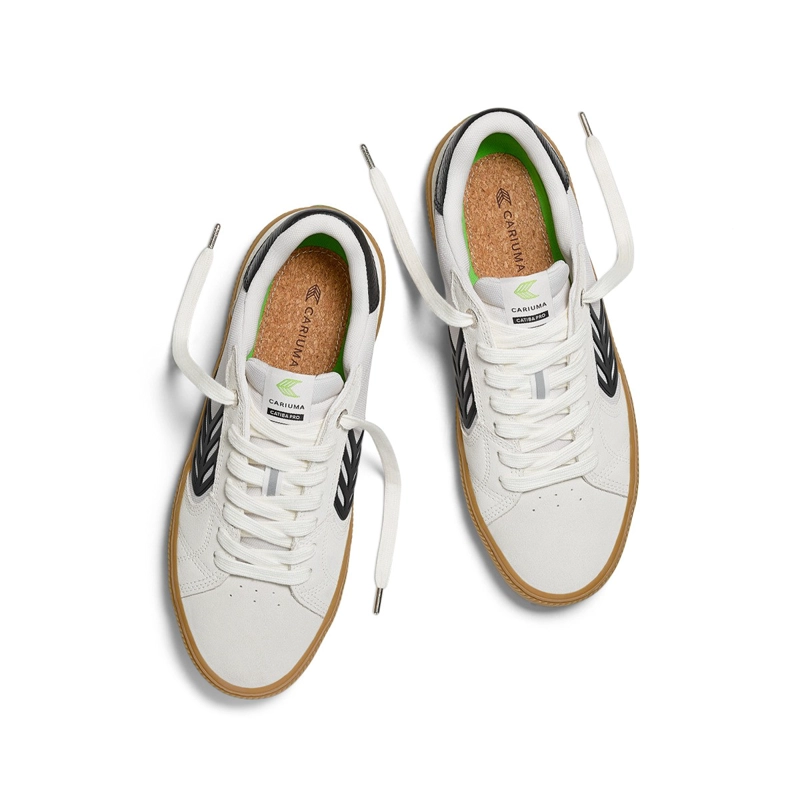 ZAPATILLA CARIUMA MEN CATIBA PRO 2.0 SUEDE WHITE BLACK - 3