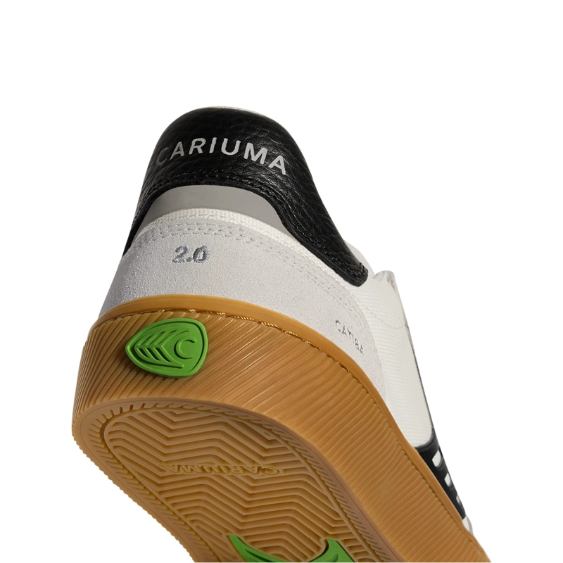 ZAPATILLA CARIUMA MEN CATIBA PRO 2.0 SUEDE WHITE BLACK - 4