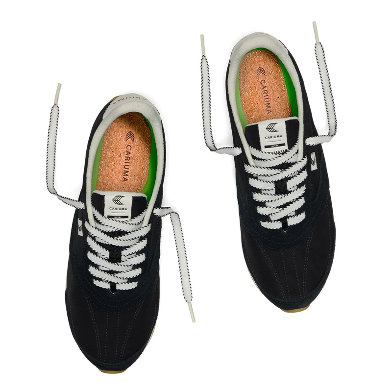 ZAPATILLA CARIUMA WOMEN SUTAI NYLON SUEDE GUM BLACK - 3