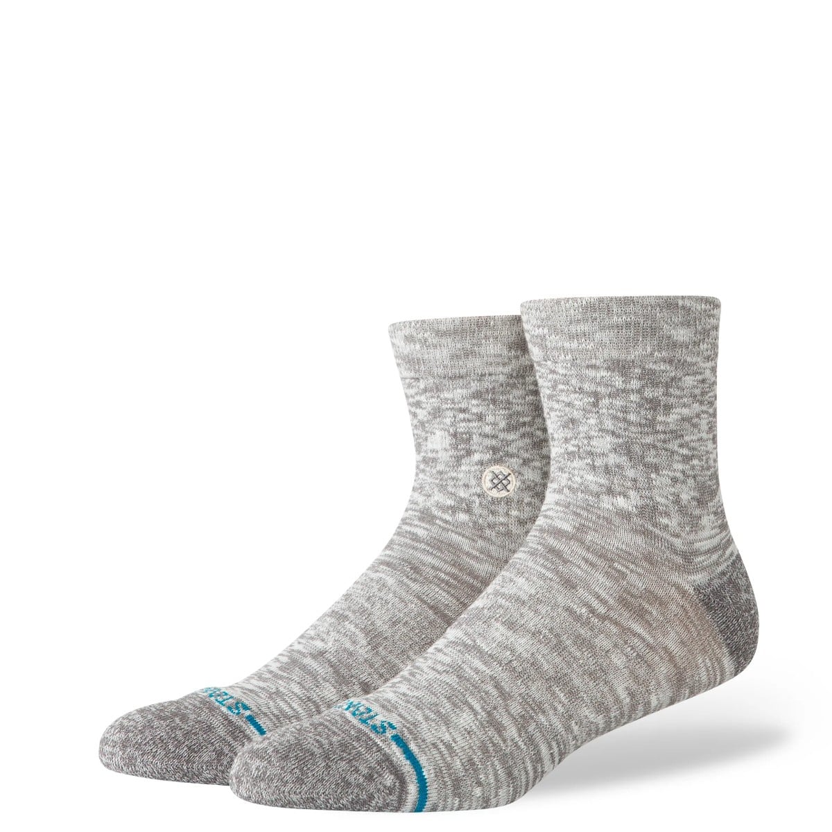 STANCE SOCKS SLUB BOYD QUARTER HEATHER GREY - 1