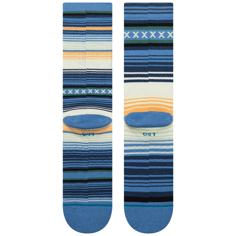 STANCE SOCKS CURREN ST CREW CAPRI BLUE - 3