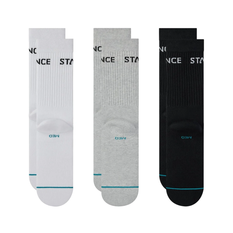 STANCE SOCKS ORIGIN 3 PACK CREW MULTICOLOR - 2