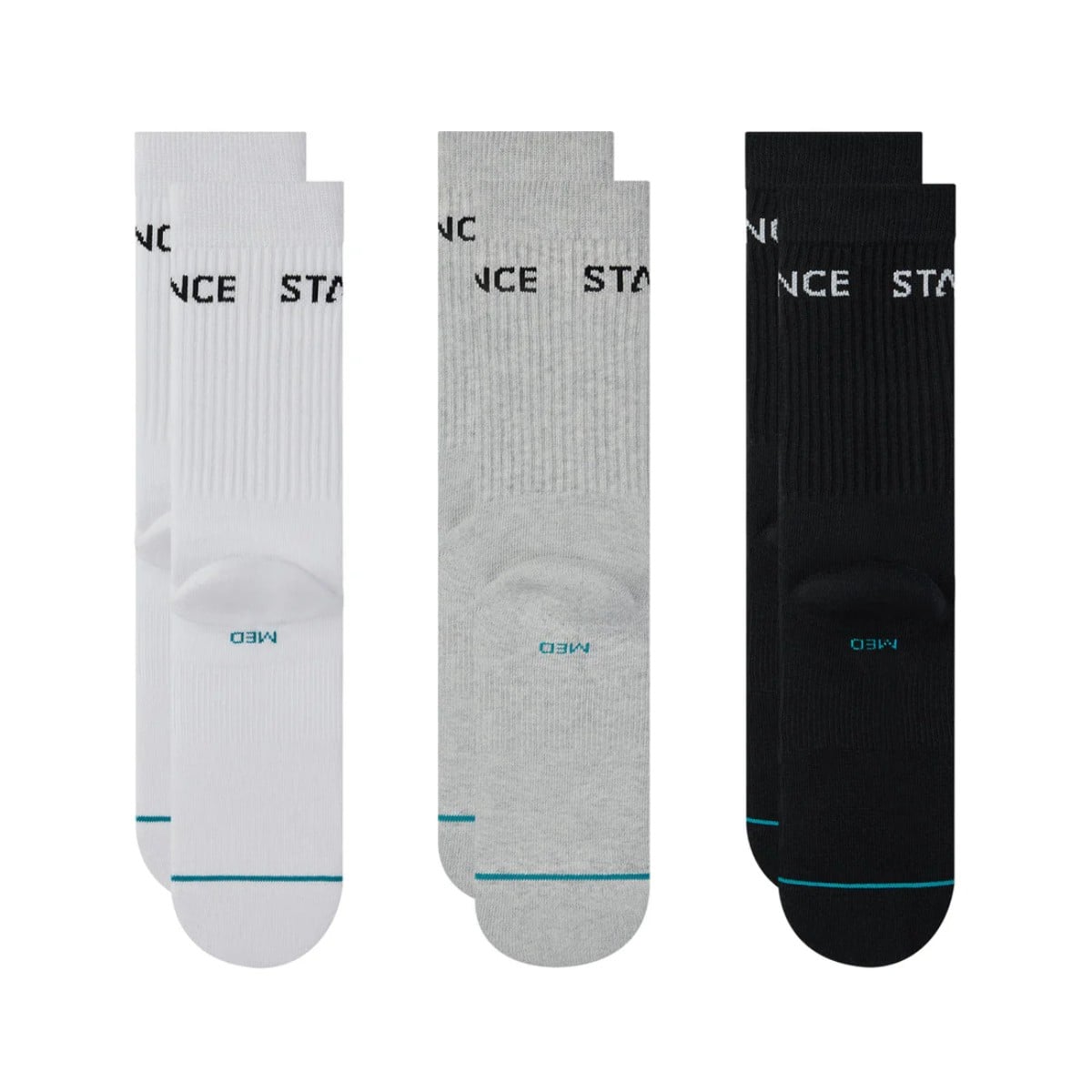 STANCE SOCKS ORIGIN 3 PACK CREW MULTICOLOR - 2