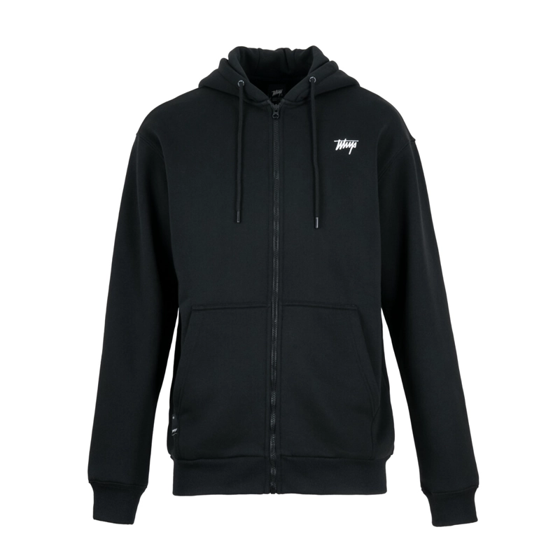 POLERON WHATUP FULL ZIPPER BASIC BLACK - 2