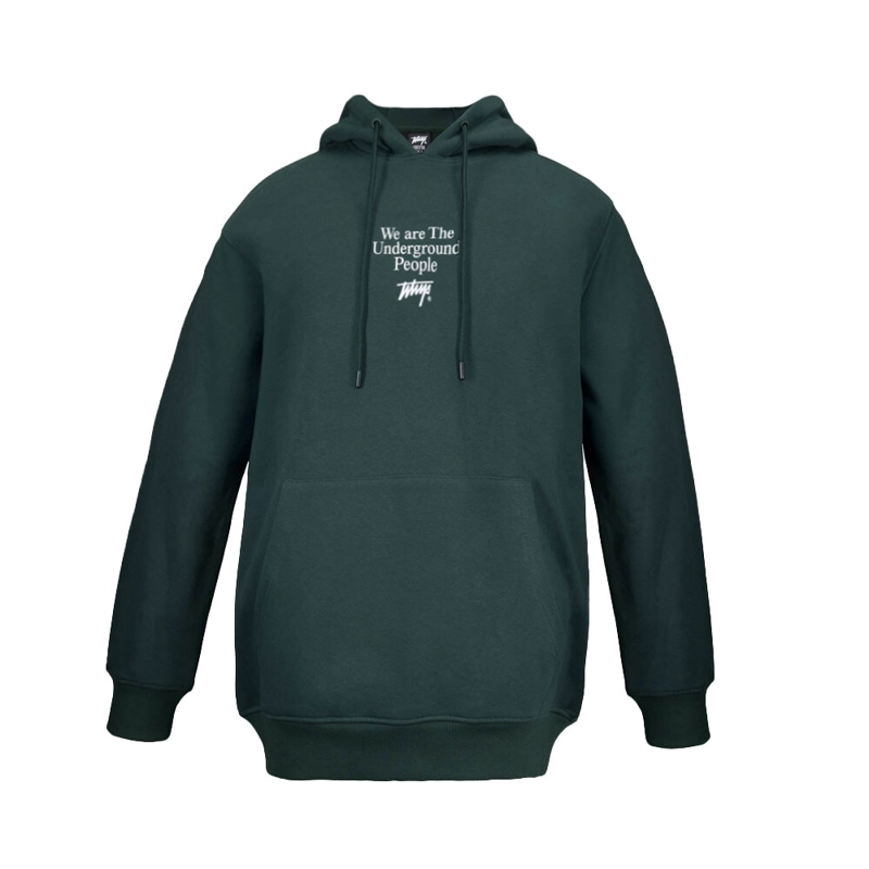 POLERON WHATUP HOMBRE HOODIE BUTTERFLY GREEN - 1