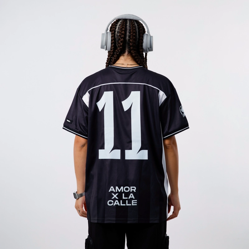 POLERA WHATUP FUTBOL 11 AMOR POR LA CALLE BLACK - 2