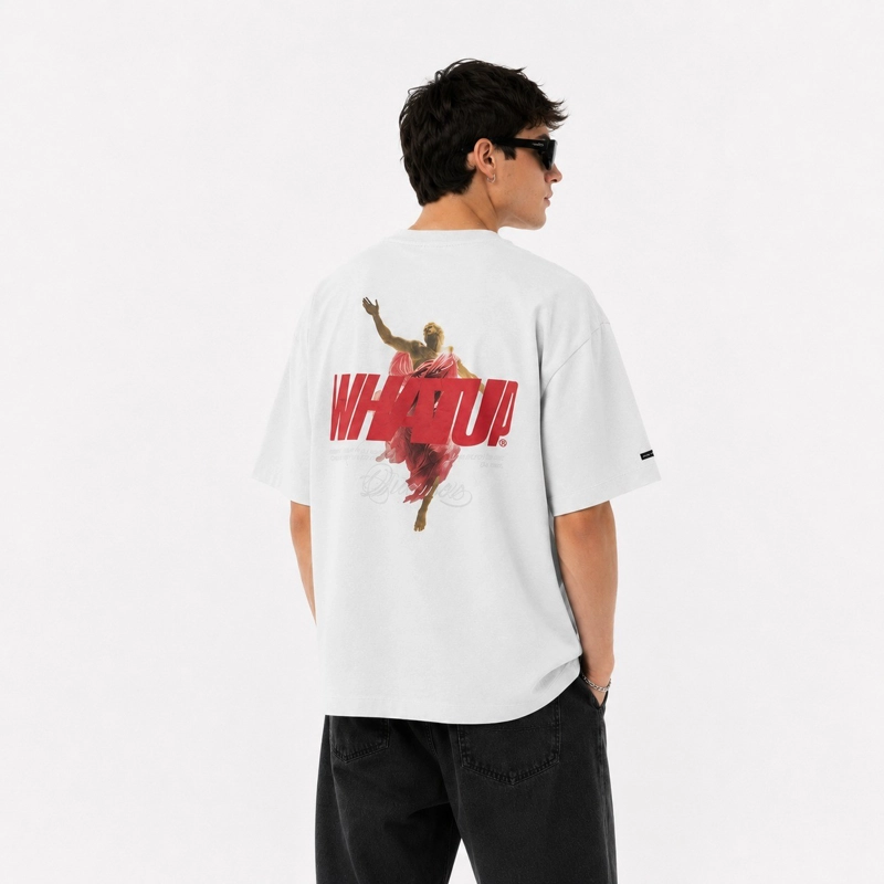 POLERA WHATUP HOMBRE HOLY WHATUP WHITE - 2