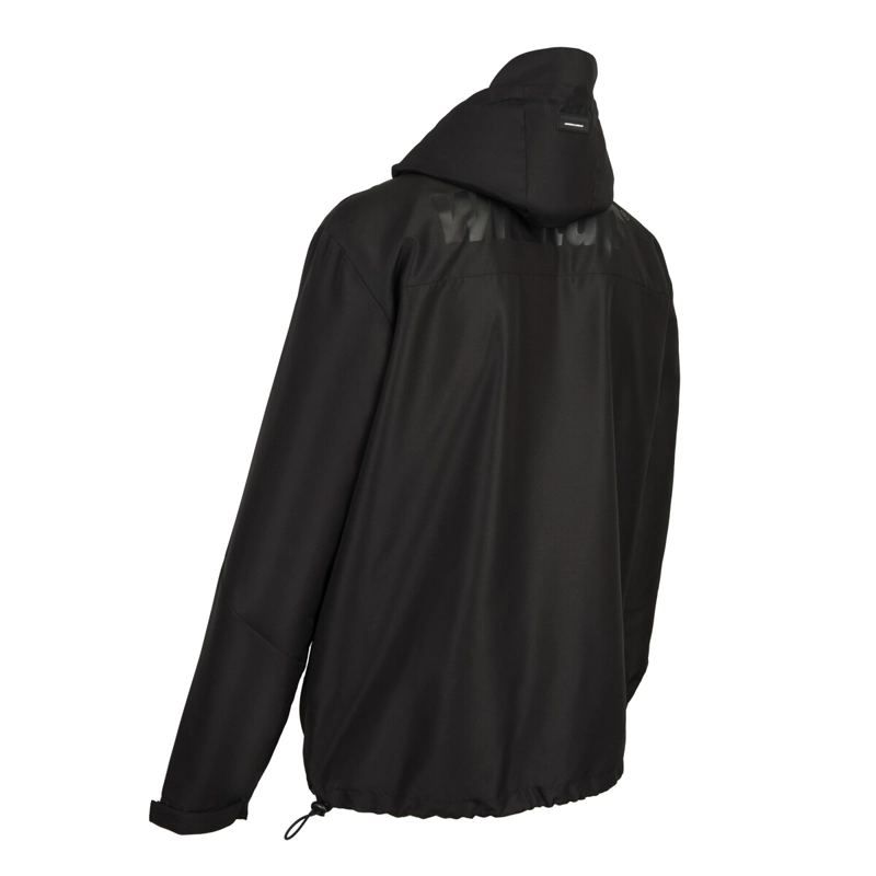 CORTAVIENTO WHATUP FULL ZIPPER ALL BLACK - 2