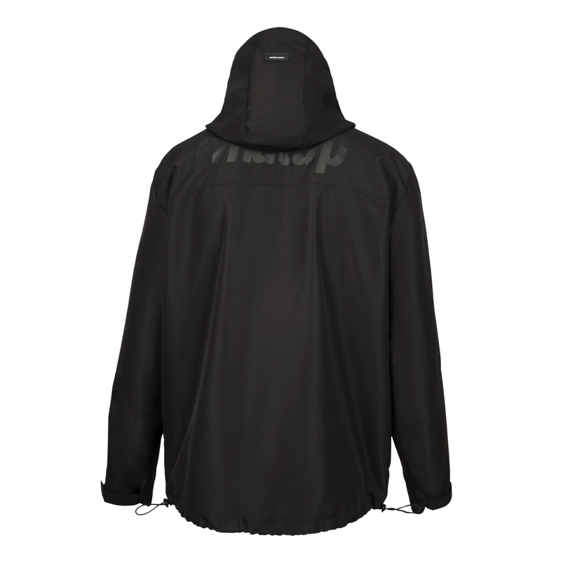 CORTAVIENTO WHATUP FULL ZIPPER ALL BLACK - 3