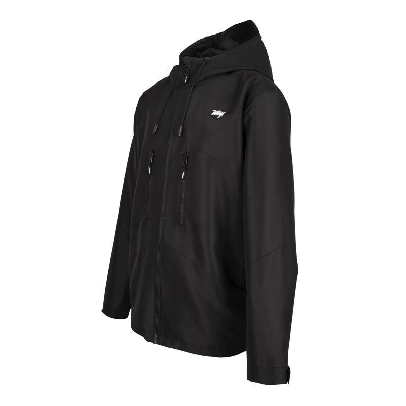 CORTAVIENTO WHATUP FULL ZIPPER ALL BLACK - 4