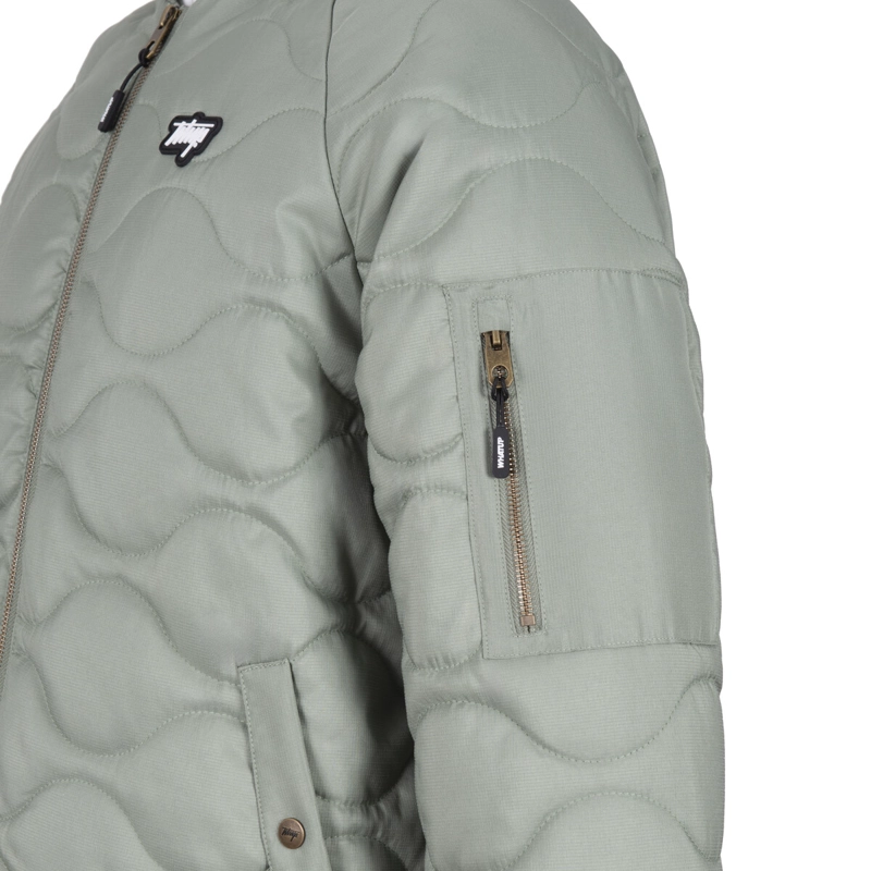 CHAQUETA WHATUP FULL ZIPPER AVIATOR GREEN - 5
