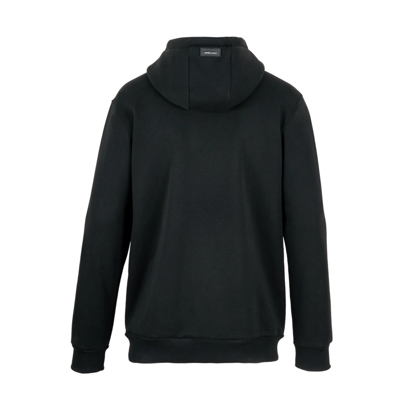 POLERON WHATUP HOMBRE HOODIE BLACK LOGO WHITE - 3