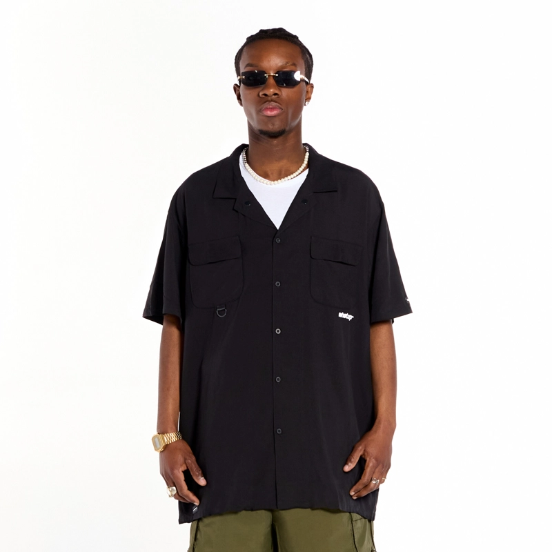 CAMISA WHATUP HOMBRE ALL BLACK - 1
