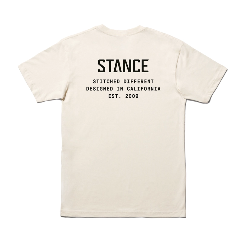 POLERA STANCE ESTABLISHED VINTAGE WHITE - 4