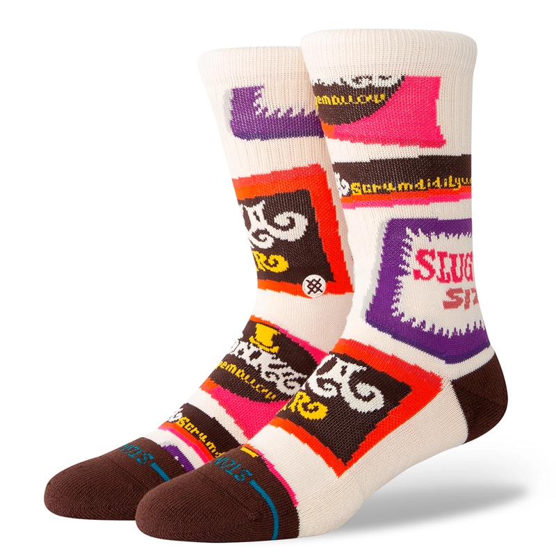 STANCE SOCK WILLY WONKA BARS BROWN - 1