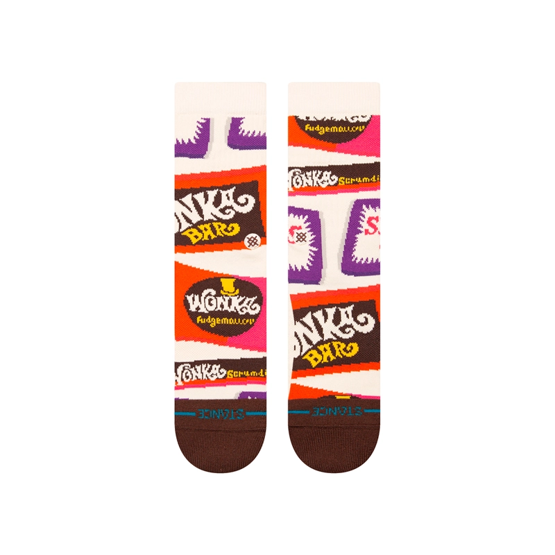 STANCE SOCK WILLY WONKA BARS BROWN - 2