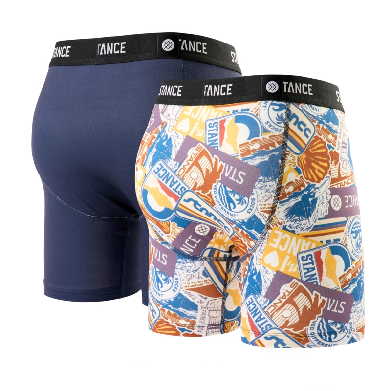 PACK 2 BOXER MEN STANCE WEST COAST MULTI - 2