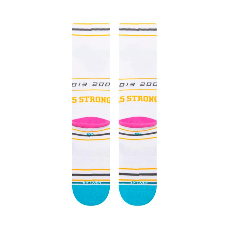 STANCE SOCK MEN NBA MIAMI HEAT CITY WHITE 2023 - 3
