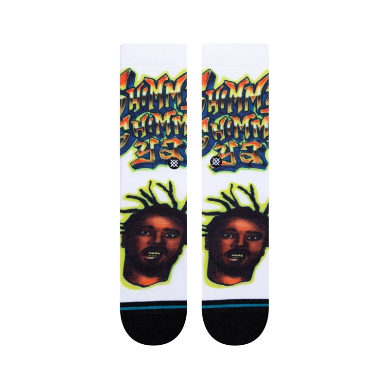 STANCE SOCK SHIMMY SHIMMY YA WHITE - 2