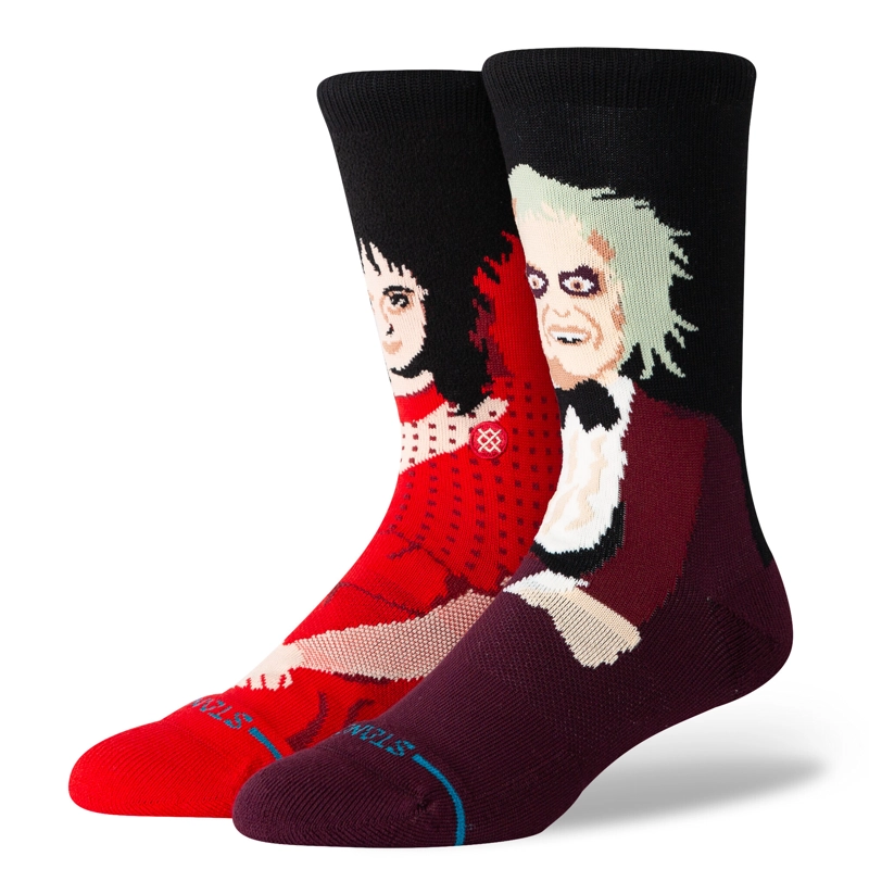 STANCE SOCK DEARLY BELOVED CREW MAROON - 1