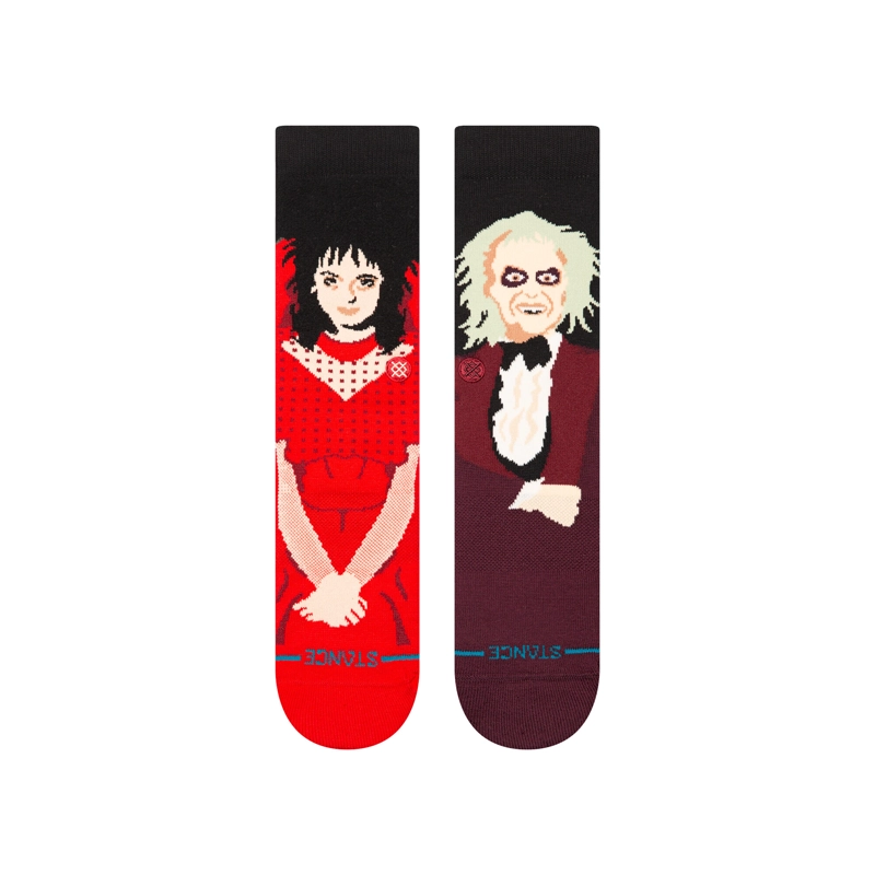STANCE SOCK DEARLY BELOVED CREW MAROON - 2