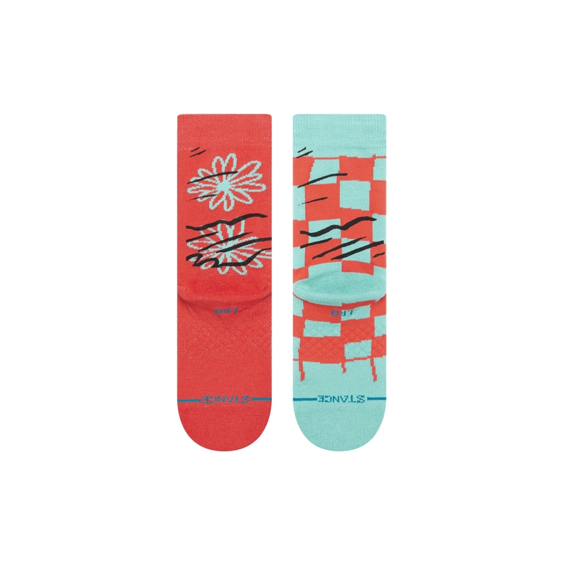 STANCE SOCK NIÑOS KIDS TANDEM BY RUSS RED BLUE - 2