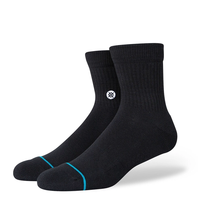 STANCE SOCK ICON QUARTER BLACK - 1