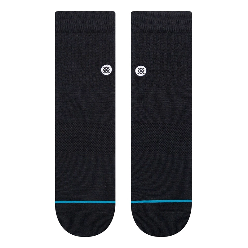 STANCE SOCK ICON QUARTER BLACK - 2