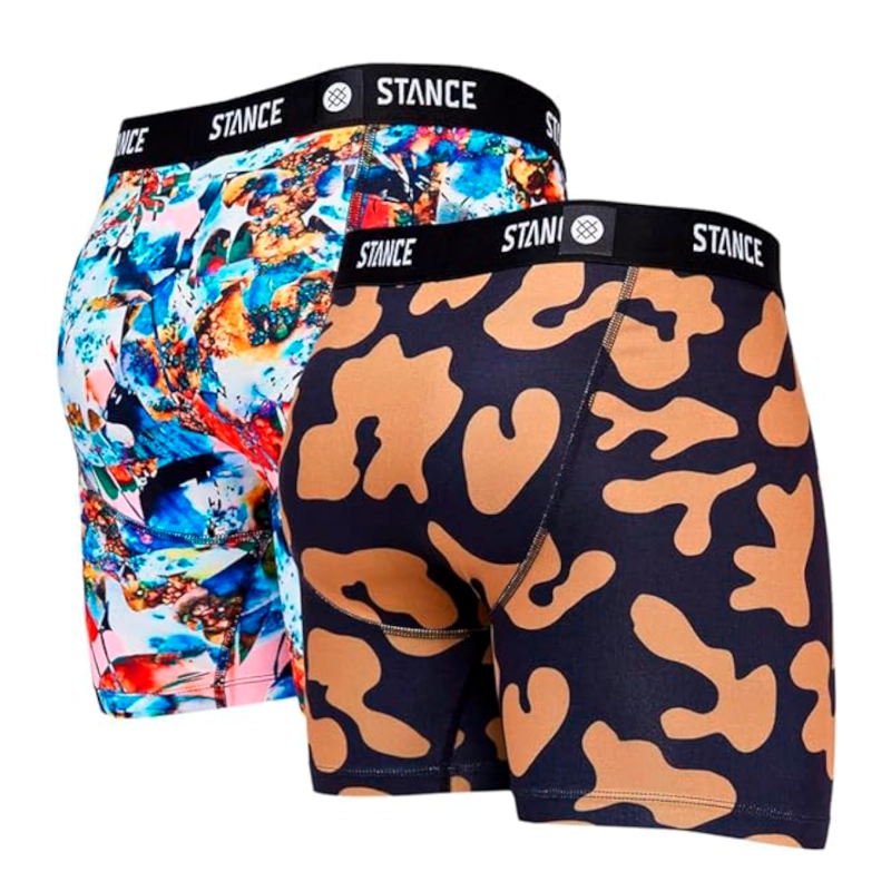PACK 2 BOXER MEN STANCE DIRTY DEEDS BRIEF MULTI - 2