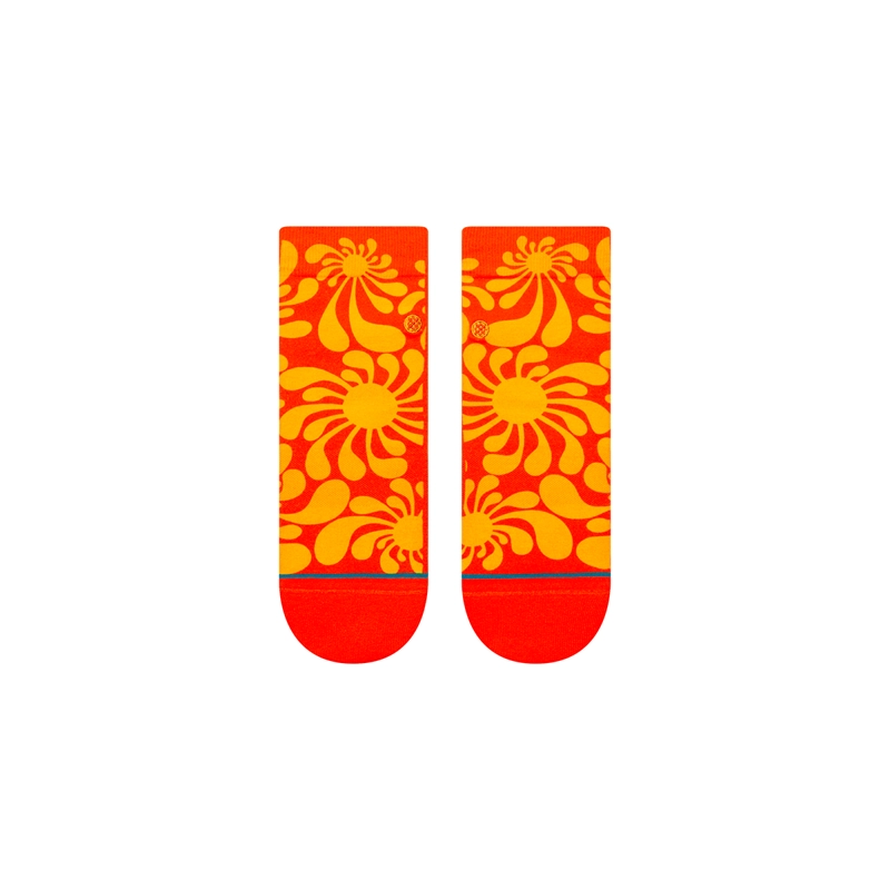 STANCE SOCK WOMEN QUARTER BY LAURYN ALVAREZ ORANGE - 2