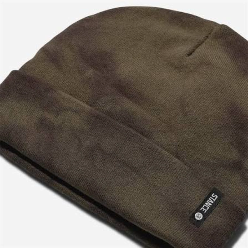 BEANIE STANCE TIED LIGHTWEIGHT DARK GREEN - 2