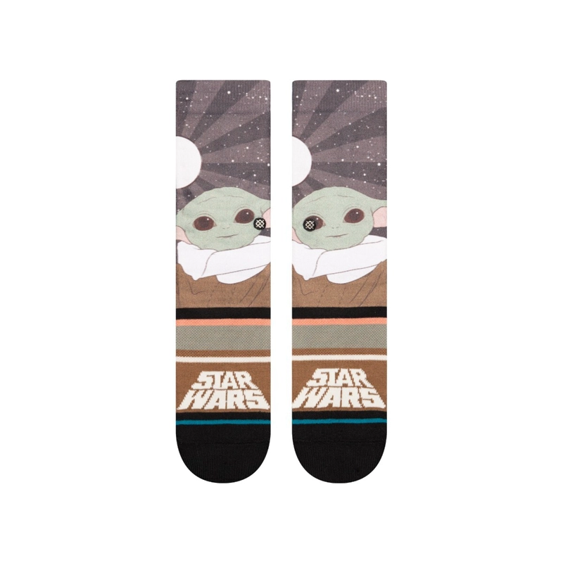 STANCE SOCK KIDS STAR WAR GROGU BY JAZ SPLATTER GREY - 2